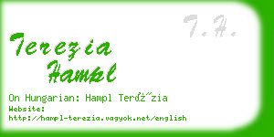 terezia hampl business card